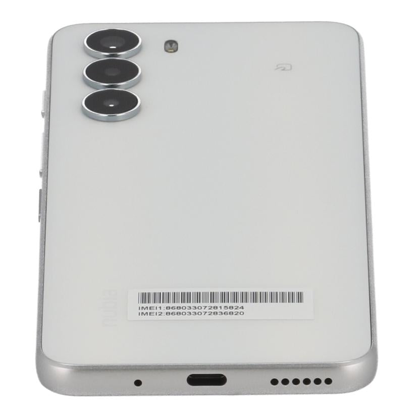 ZTE　Y！mobile ゼットティーイー　/スマートフォン／Nubia　S　5G　128GB/A403ZT//324443604724/Aランク/75