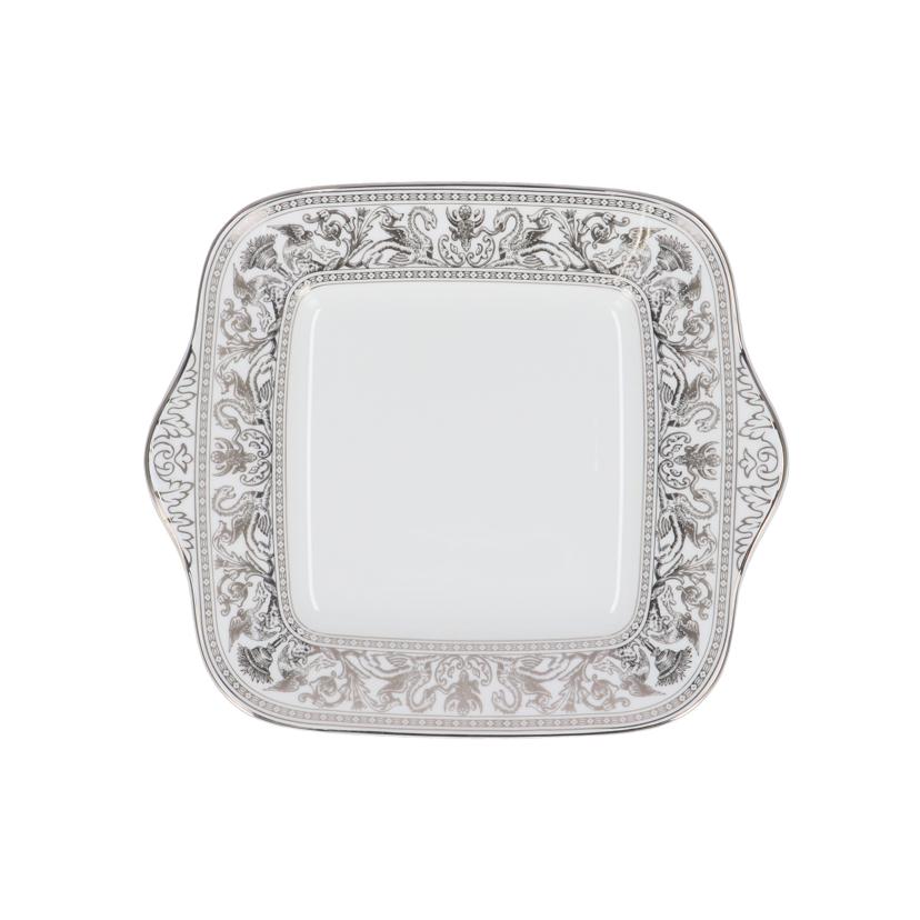 WEDGWOOD ウエッジウッド/フロレンティーンプラチナ／スクエアプレート//SAランク/18