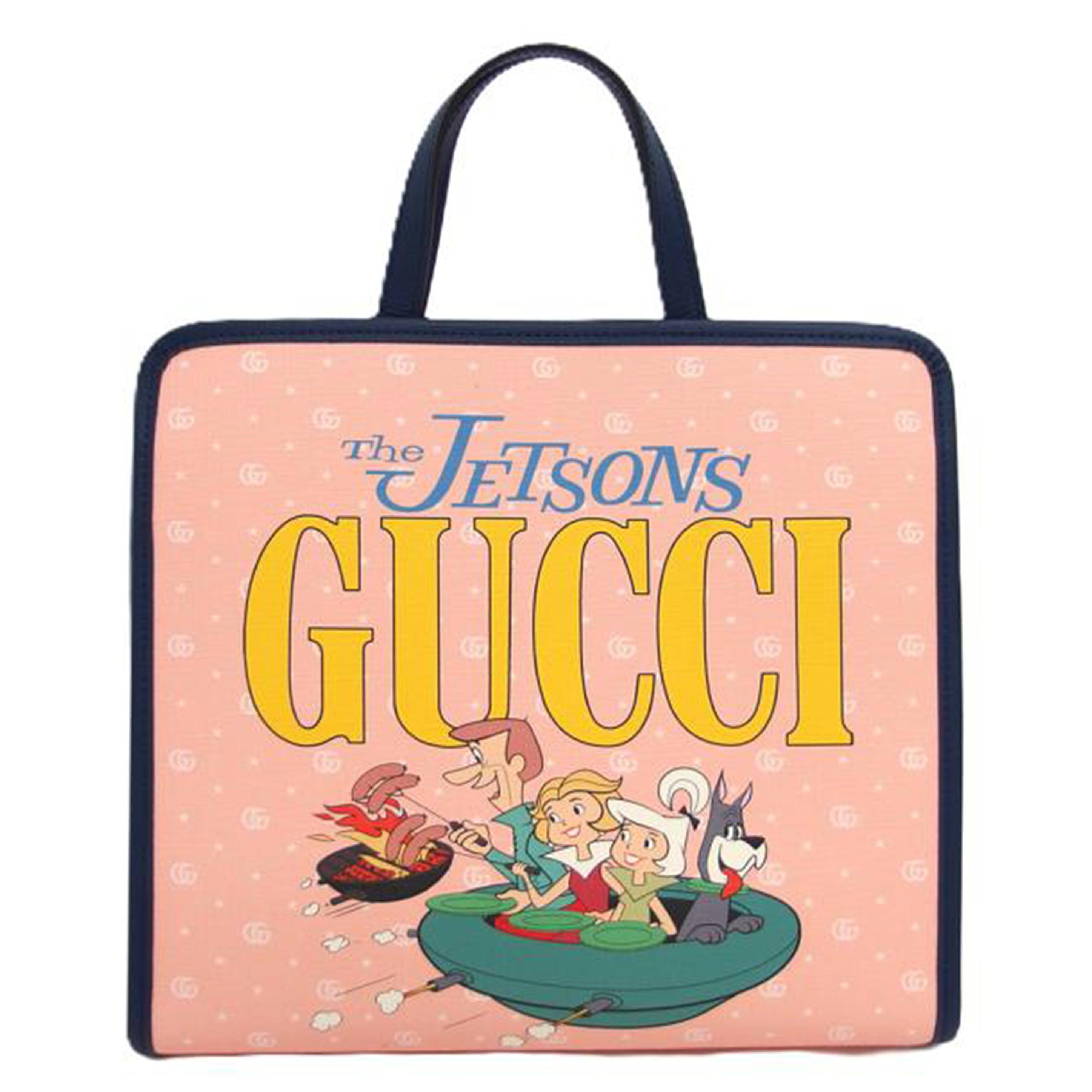 GUCCI/GGスプリームトートバッグ／宇宙家族ジェットソン/605614//520***/Sランク/04