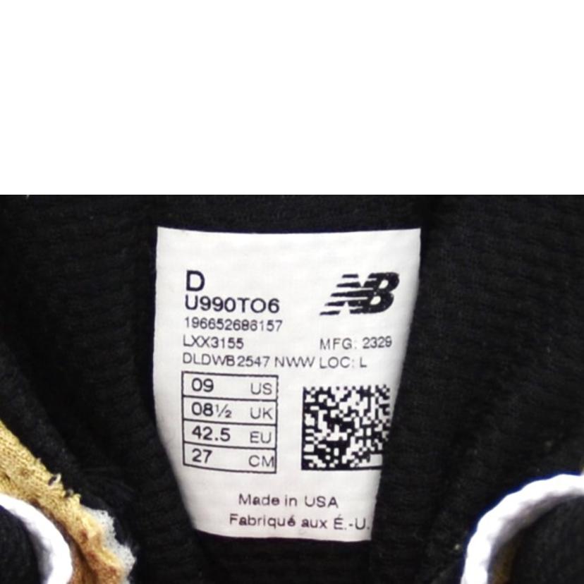 new　balance ニューバランス/990V6／セピア／インセンス/U990TO6//SAランク/75