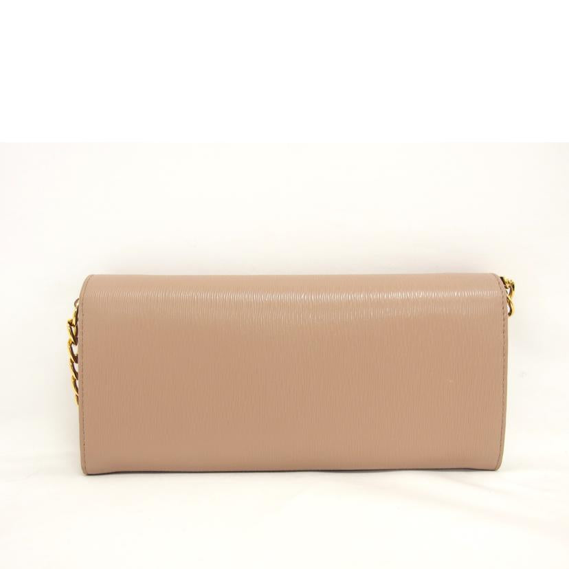 PRADA/サフィアーノ／チェーンウォレットショルダー　/1MT290//236/Bランク/04