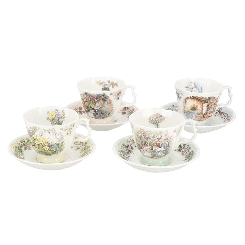 ROYAL　DOULTON ロイヤルドルトン/カップ＆ソーサー四季セット/BRAMBLY HEDGE//Aランク/09