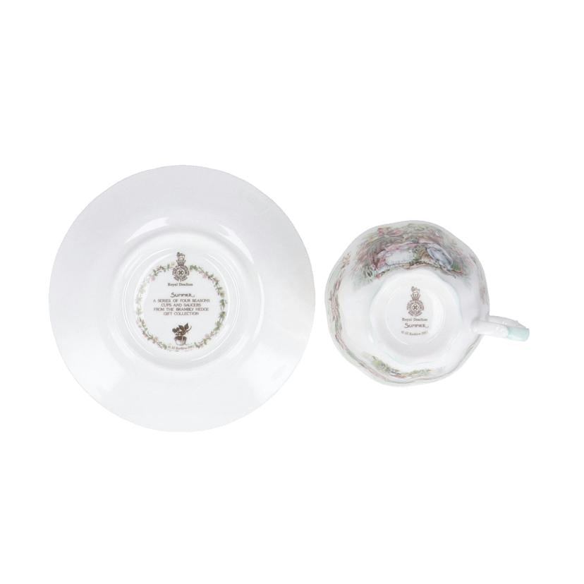 ROYAL　DOULTON ロイヤルドルトン/カップ＆ソーサー四季セット/BRAMBLY HEDGE//Aランク/09