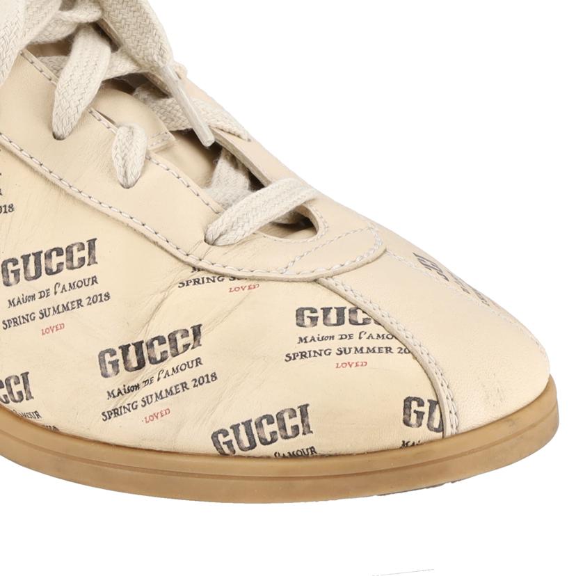 GUCCI グッチ/スタンププリント／ローカットスニーカー/519535//ｻｲｽﾞ:6/ABランク/91
