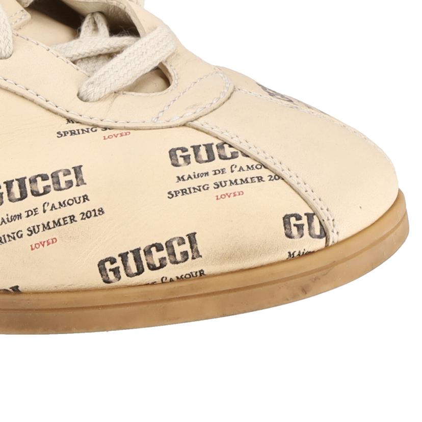 GUCCI グッチ/スタンププリント／ローカットスニーカー/519535//ｻｲｽﾞ:6/ABランク/91