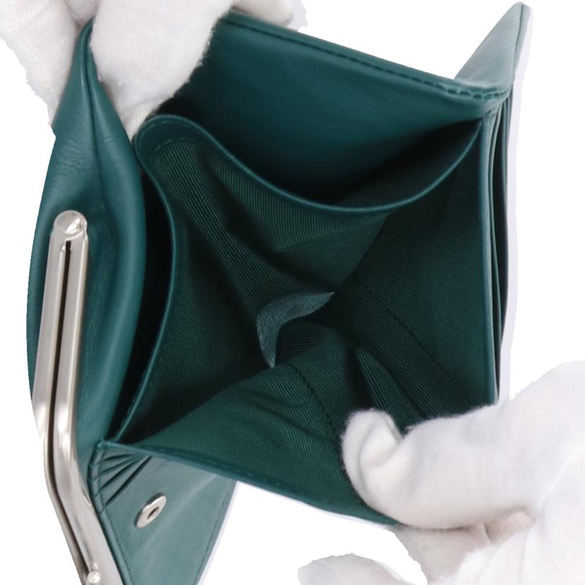 agnes　b． アニエスベー/レザー二つ折りがま口財布/PAW07-03//-/Aランク/76