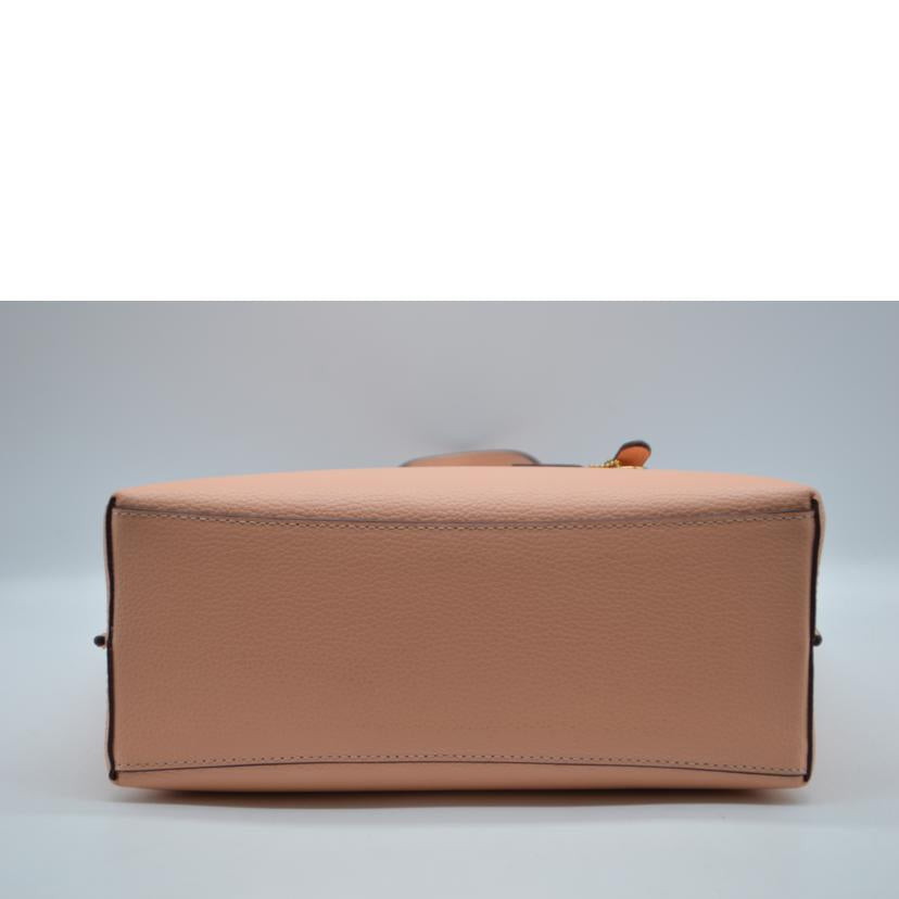 COACH　　 コーチ/モリートート25／クロスグレイレザー／サーモンピンク/C4084//A22**/Aランク/89