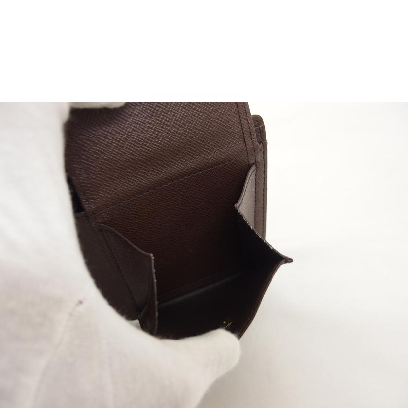 LOUIS　VUITTON/ポルトフォイユ・マルコ／ダミエ・エベヌ/N61665//CA2***/ABランク/04