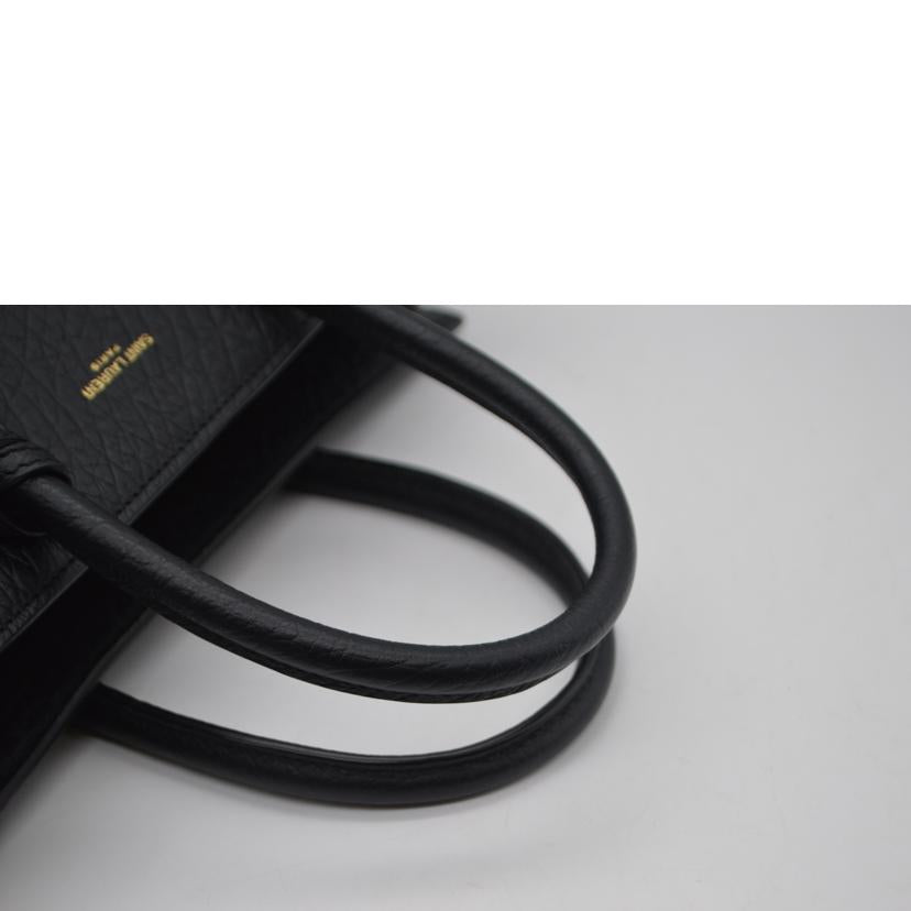 SAINT　LAURENT サンローラン/サックドジュールソフトベイビー／グレインレザー／ノワール/717448//042*/SAランク/89