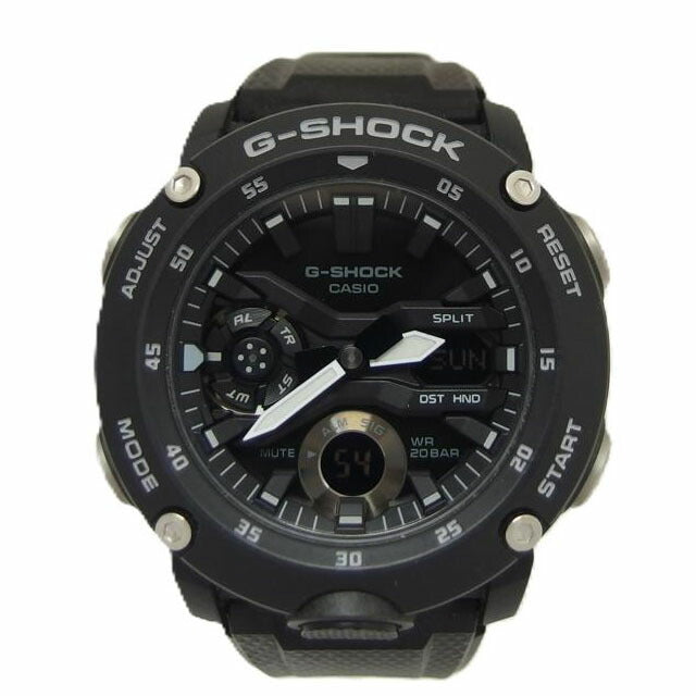 CASIO カシオ/G－SHOCK／デジアナ／クォーツ　ブラック/GA-2000SU-1AJF//C93***/ABランク/04