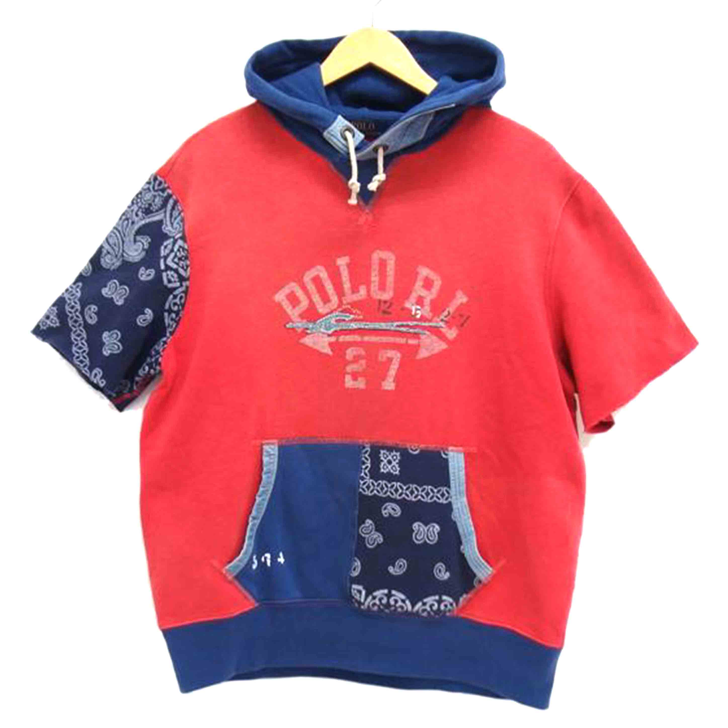RALPH　LAUREN ラルフローレン/RALPH　LAUREN／半袖パーカー／パッチワーク//ABランク/04