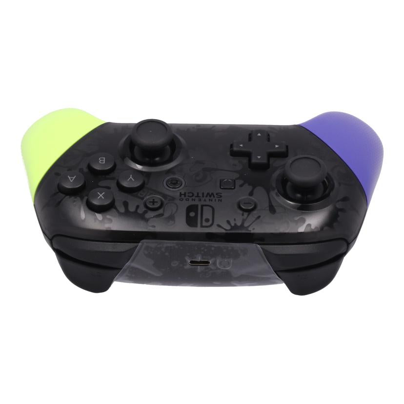 NINTENDO 任天堂 ニンテンドー　/Switch　Proコントローラー／スプラ3/HAC-A-FSSKT//XEL70089654883/ABランク/77