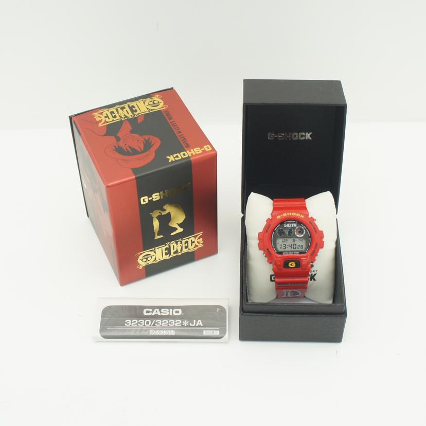 CASIO カシオ/G－SHOCK／ワンピース／モンキー・D・ルフィ限定モデル/DW-6900FS//323*/SAランク/92