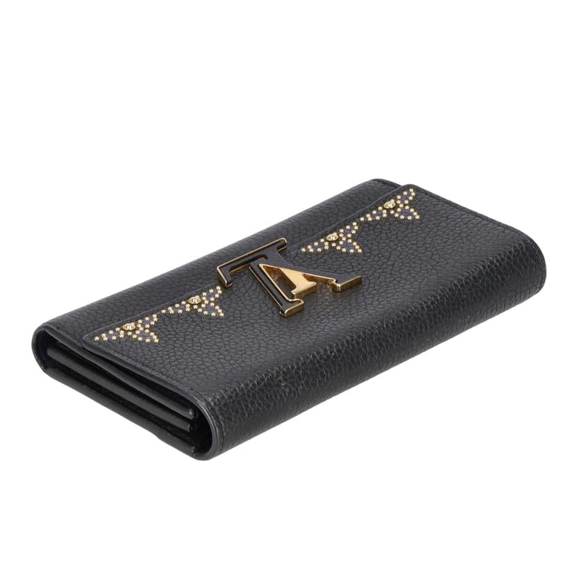 LOUIS　VUITTON ルイヴィトン/ポルトフォイユ・カプシーヌ／ノワールスタッズ/M63211//NZ4***/ABランク/93