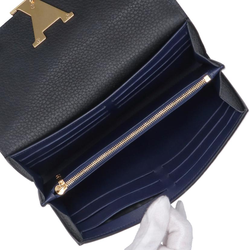 LOUIS　VUITTON ルイヴィトン/ポルトフォイユ・カプシーヌ／ノワールスタッズ/M63211//NZ4***/ABランク/93