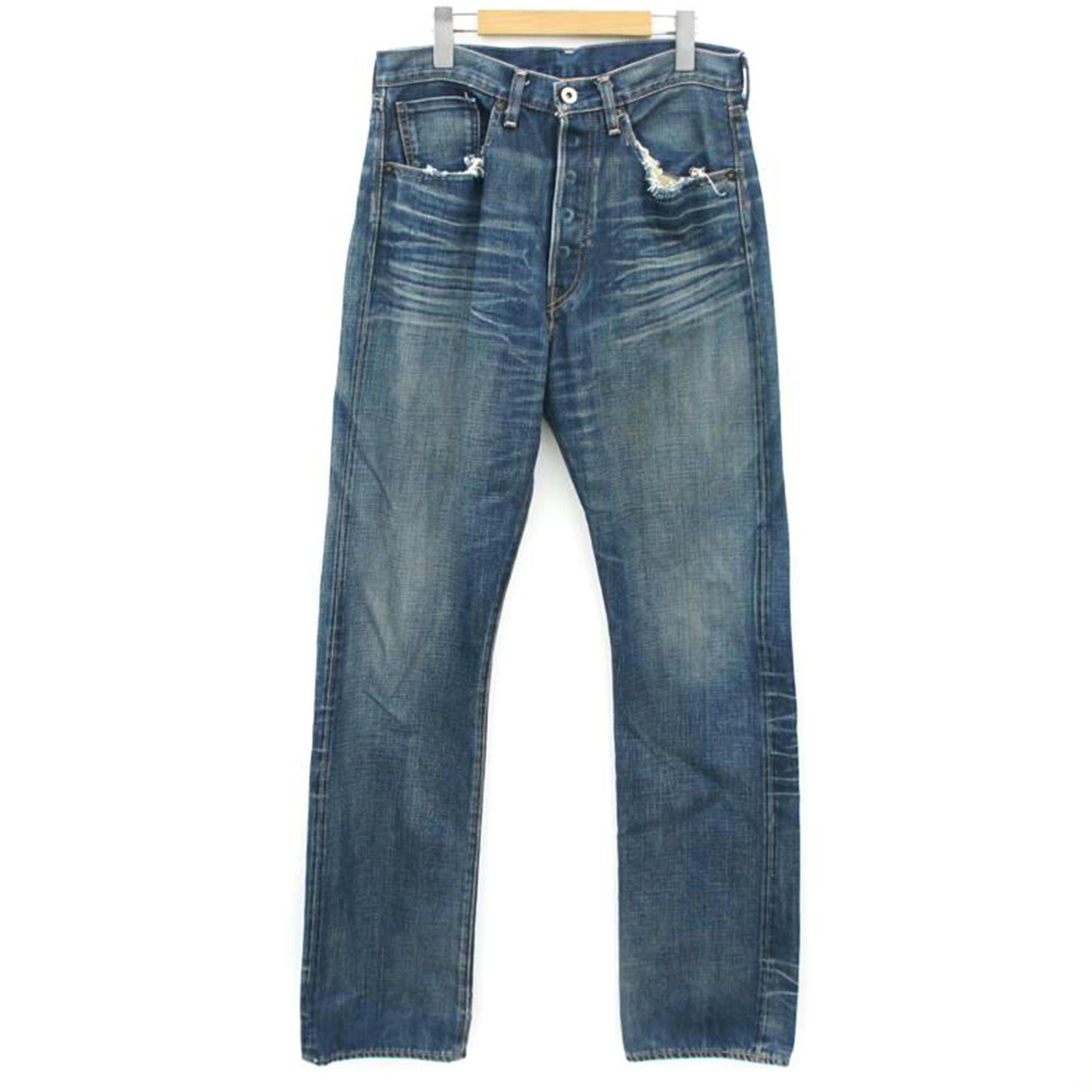 Levi＇s ﾘｰﾊﾞｲｽ/44501XX復刻加工ジーンズ/J22063//ABランク/19