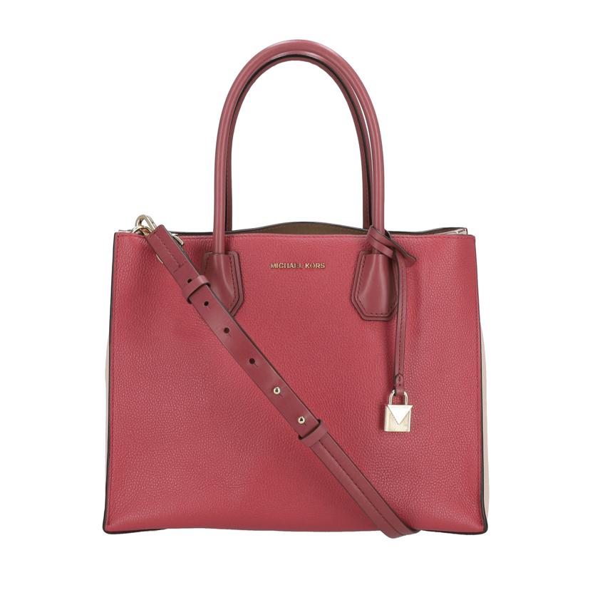 MICHAEL　KORS マイケルコース/2WAYショルダーバッグ／レッド×ワインレッド×ピンク/30S7GM9T3L//ABランク/18