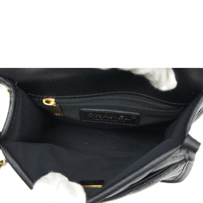 CHANEL シャネル/ココマークキャビアスキン2WAYハンド//C52*****/Aランク/75