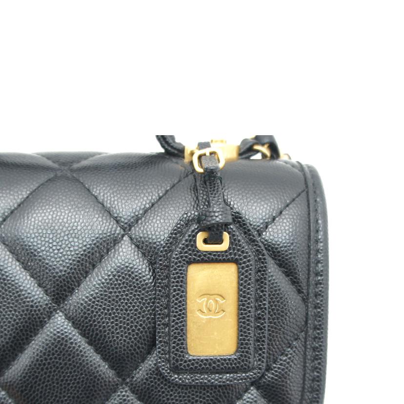 CHANEL シャネル/ココマークキャビアスキン2WAYハンド//C52*****/Aランク/75