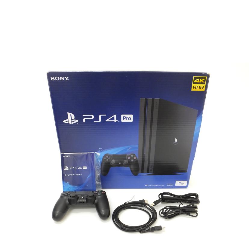 SONY ソニー/PS4Pro本体1TBジェットブラック/CUH-7200B//5879310/ABランク/88