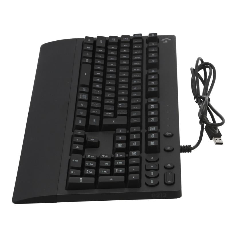 Logicool ロジクール　/RGBゲーミングキーボード　/G213r//2349SCS02679/Bランク/77
