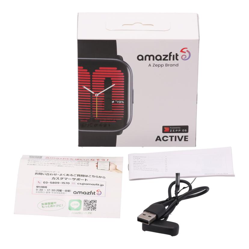 Zepp Health ゼップヘルス/スマートウォッチ GPS/Amazfit Active 42mm A2211/22118450010494/ABランク/70【中古】 Zepp Health ゼップヘルス/家電・カメラ・AV機器｜WonderREX-ONLINE