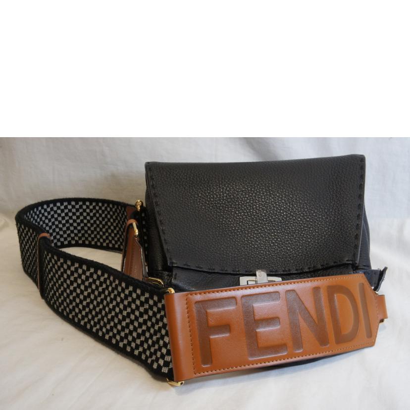 FENDI フェンディ/セレリアピーカブースモール／ミニ／ブラック//Aランク/92