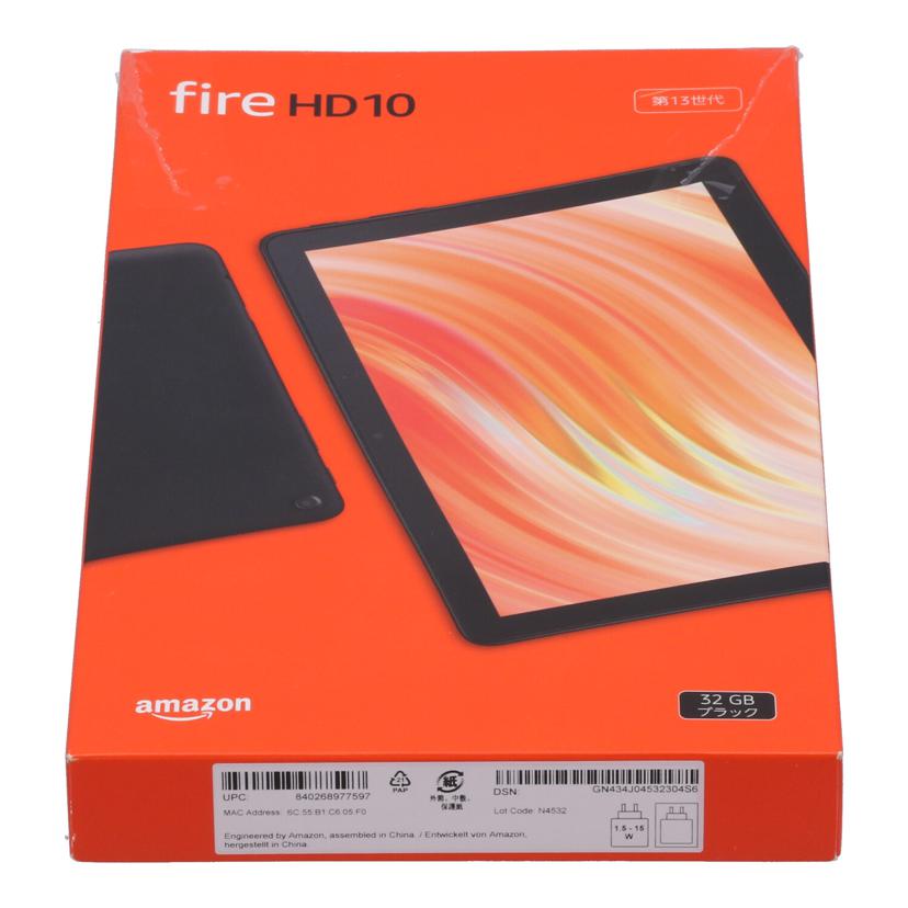 Amazon　 アマゾン　/fire　HD　10　第13世代　32GB　2023/TG425K//GN434J04532304S6/Bランク/77