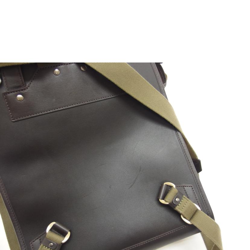 TSUCHIYA　KABAN 土屋鞄/レザーキャンバス2wayスクエアリュック//Bランク/04