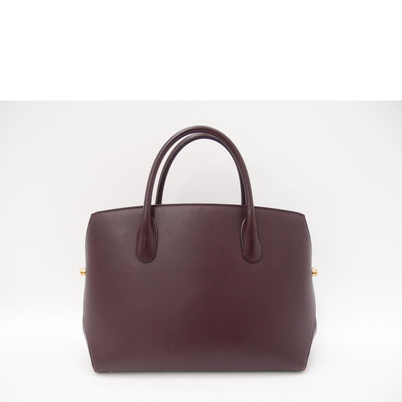 ChristianDior ディオール/オープンバーレザートート／ボルドー/M1055QBXM//335/ABランク/69