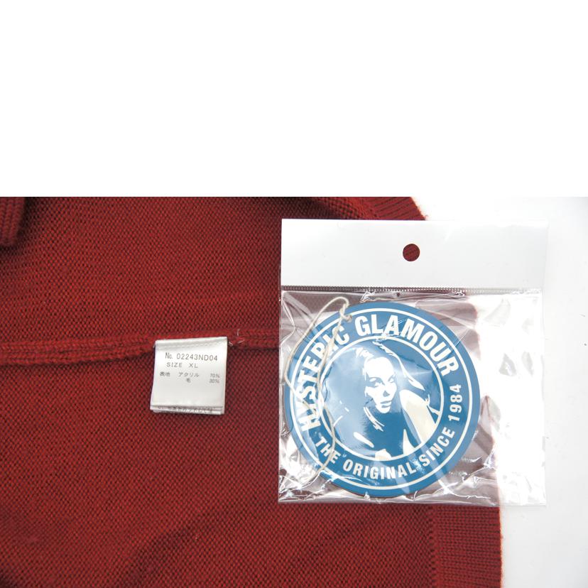 HYSTERIC　GLAMOUR ヒステリックグラマー/SEE　NO　EVIL刺繍レタードカーディガン/02243ND04//ABランク/09