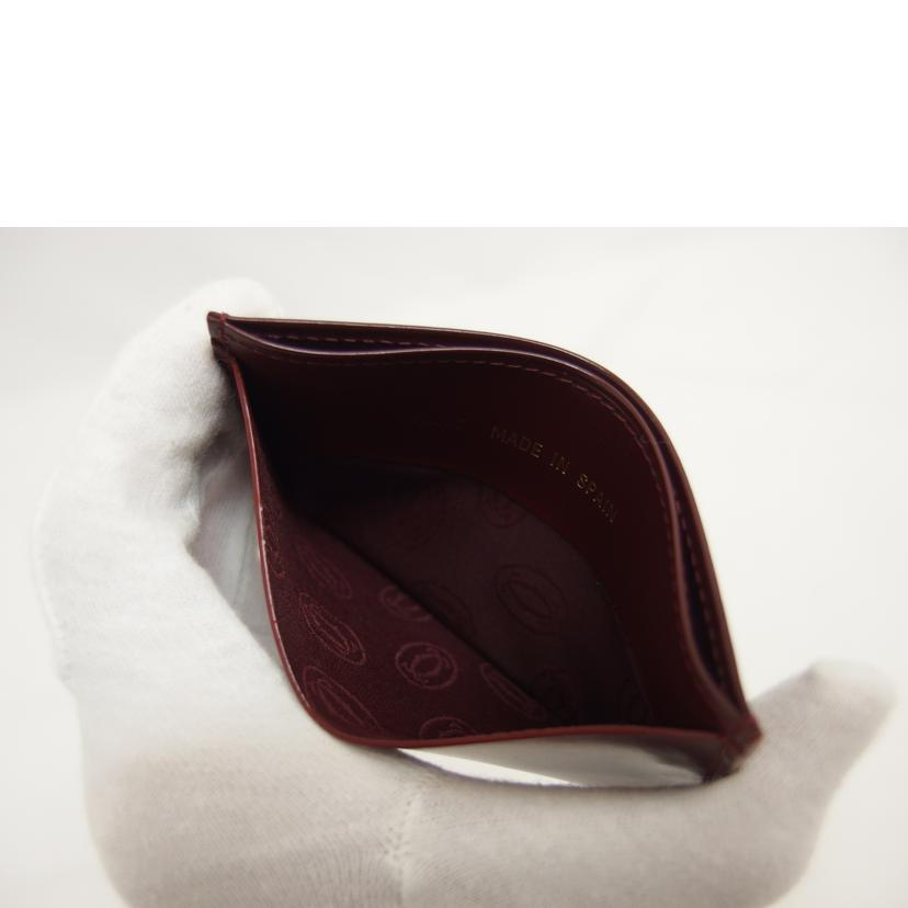 Cartier　/パスケース／マストライン/L3000862//RL0*****/Aランク/04