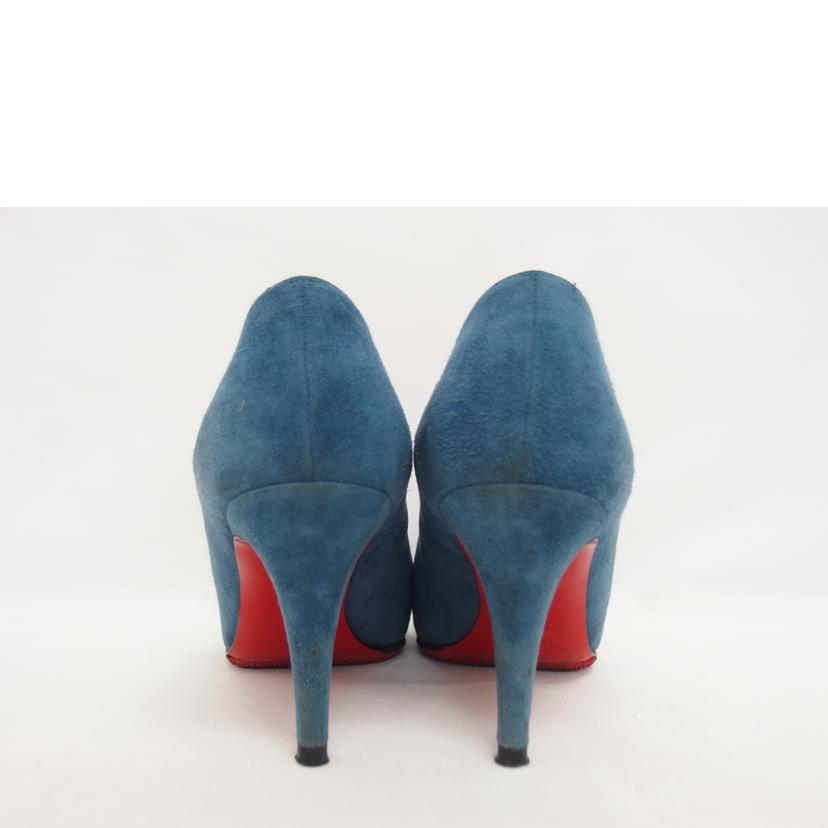 Christian　Louboutin クリスチャン　ルブタン/スエードレザーパンプス／ブルー系//Bランク/04