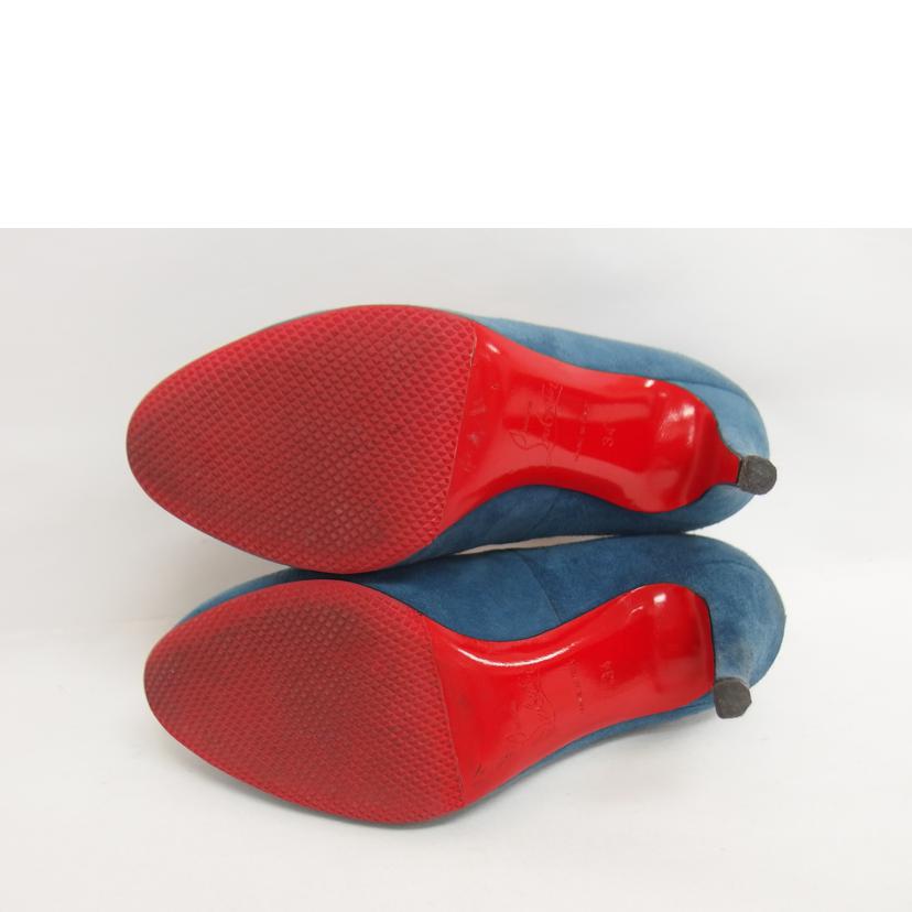 Christian　Louboutin クリスチャン　ルブタン/スエードレザーパンプス／ブルー系//Bランク/04