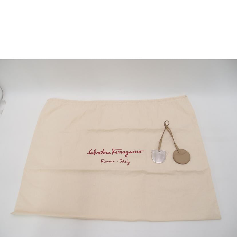Ferragamo フェラガモ/レザー2wayボストン／ベージュ/AU-21//E96*/SAランク/69