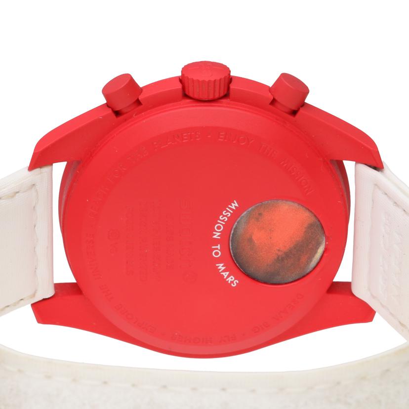 OMEGA＆swatch OMEGA＆SWATCH/ムーンスウォッチ／ミッショントゥマーズ/SO33R100//Aランク/62