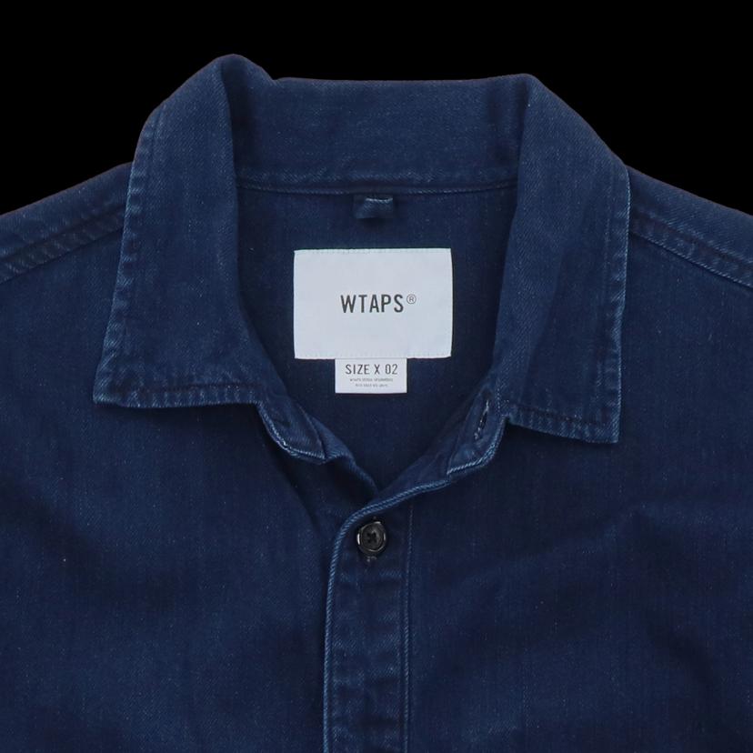 WTAPS ダブルタップス/WCPOデニムシャツ／／濃紺／入手困難／レア/231WVDT-SHM01//ABランク/24