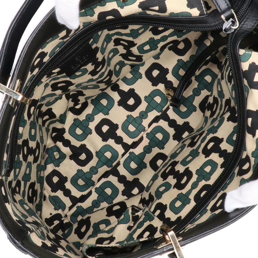 GUCCI グッチ/ホースビット／シマレザートート/145984//166*/ABランク/91