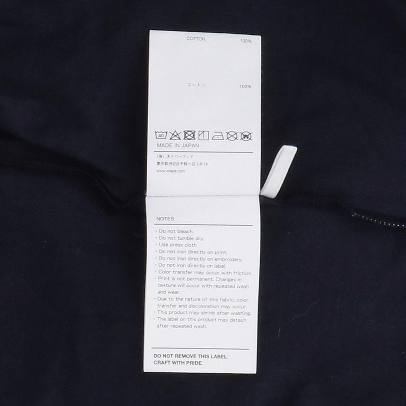 WTAPS ダブルタップス/COTTONCOLLEGE／長袖シャツ／/231ATDT-CSM03//ABランク/24