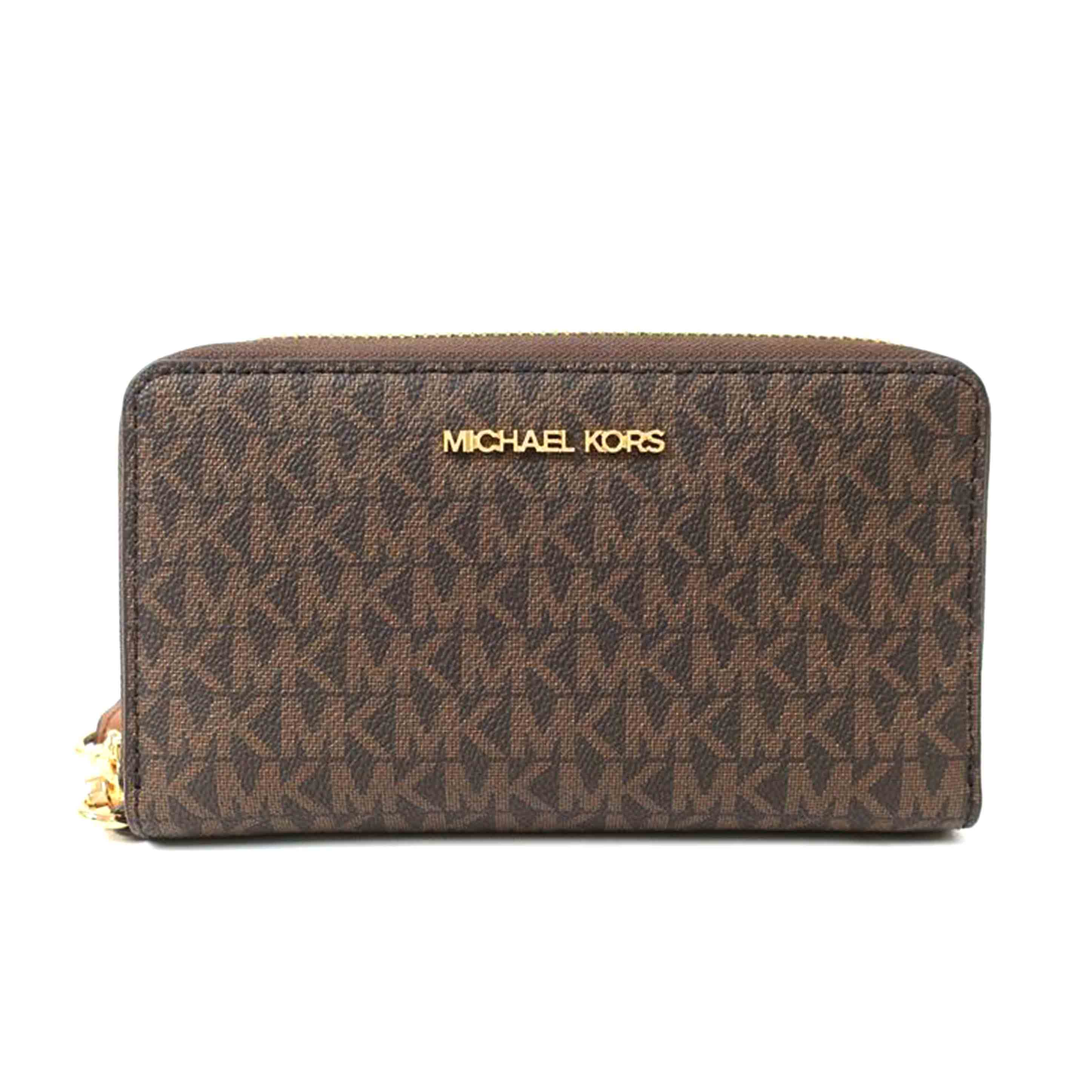 MICHAEL　KORS マイケルコース/財布　ブラウン　総柄/35F8GTVW9B//SAランク/65