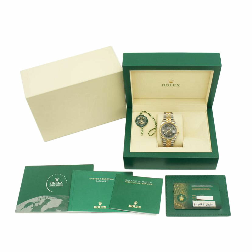 ROLEX ロレックス/デイトジャスト／グリーンローマ／スレート文字盤/126233//241*****/Aランク/91