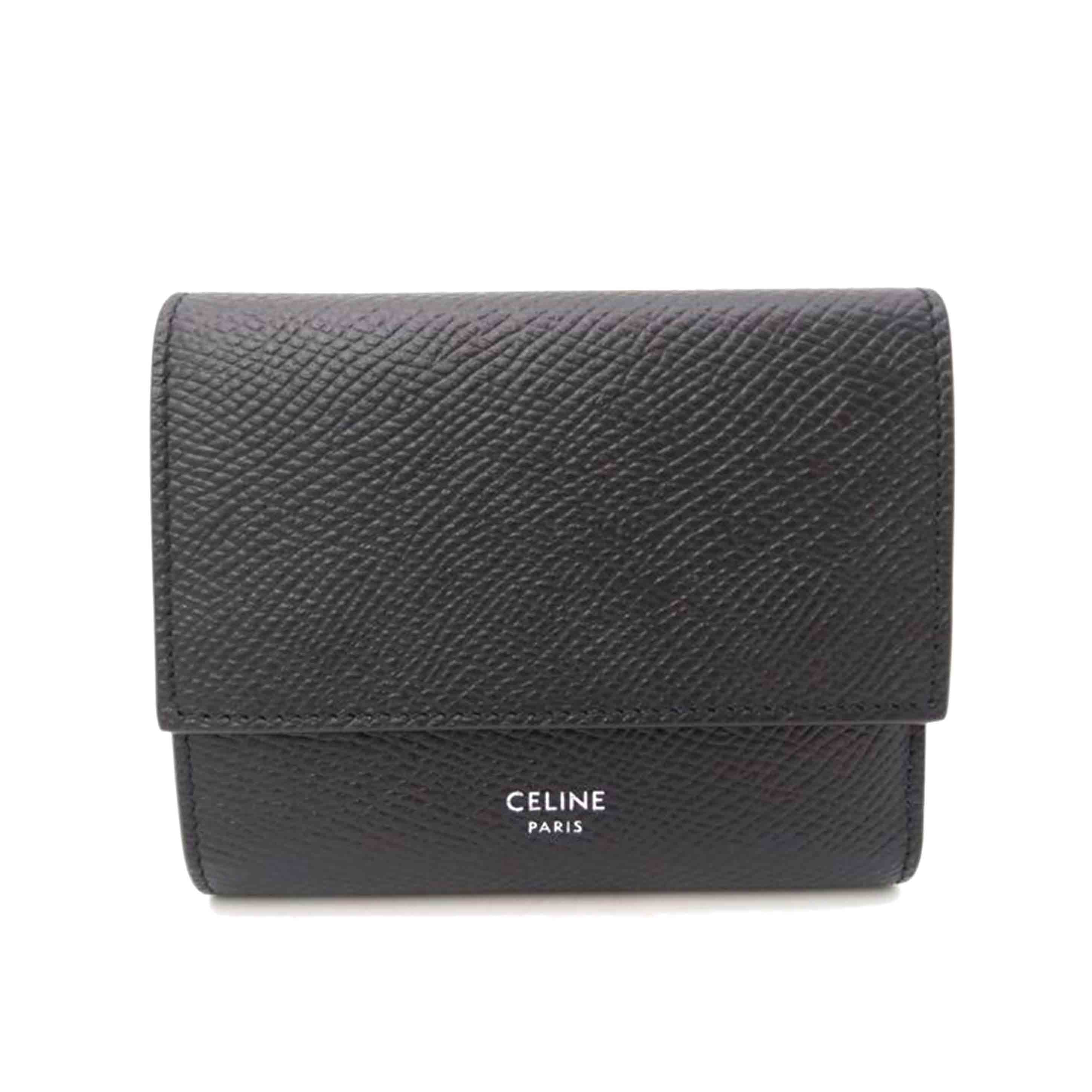 CELINE セリーヌ/コンパクト財布／ブラック//F-I******/Aランク/69