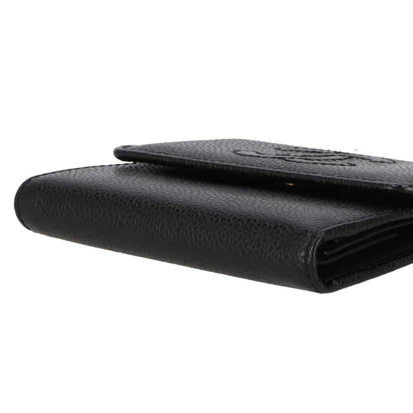 CHANEL シャネル/ココマーク三つ折り財布／キャビアスキン/A13226//680****/ABランク/93
