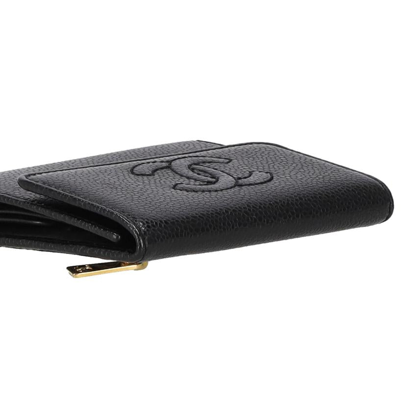 CHANEL シャネル/ココマーク三つ折り財布／キャビアスキン/A13226//680****/ABランク/93