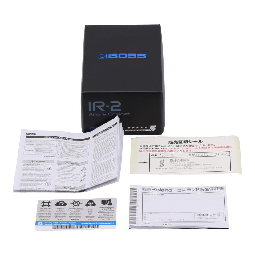 BOSS ボス/エフェクター／Amp＆Cabinet/IR-2//B9R1812/Aランク/77