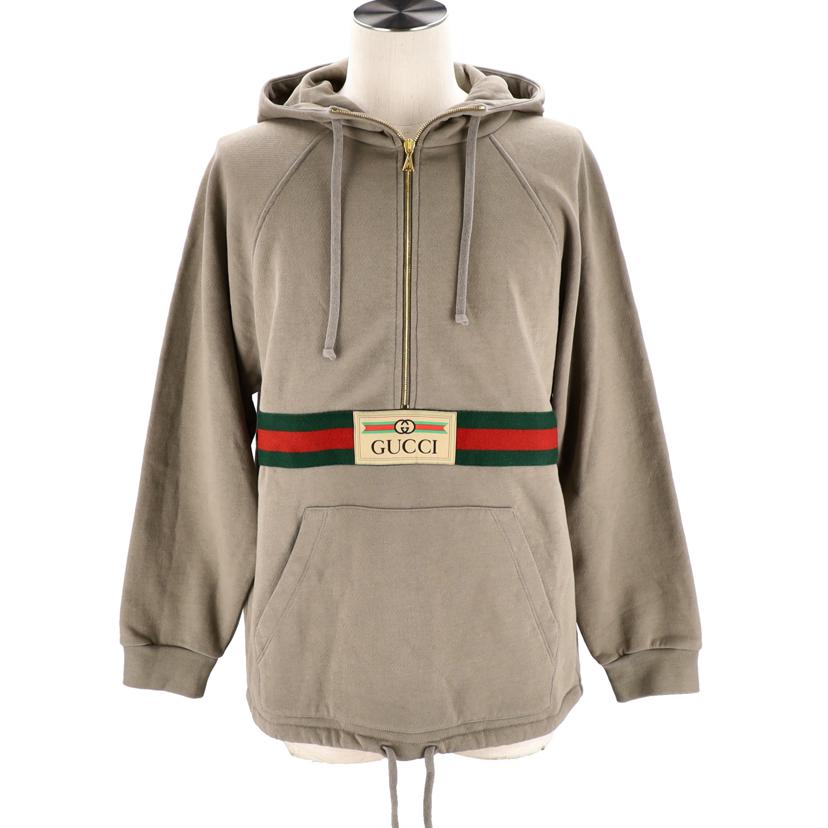 GUCCI グッチ/ウエイブストライプハーフジップパーカー/644656//Aランク/94