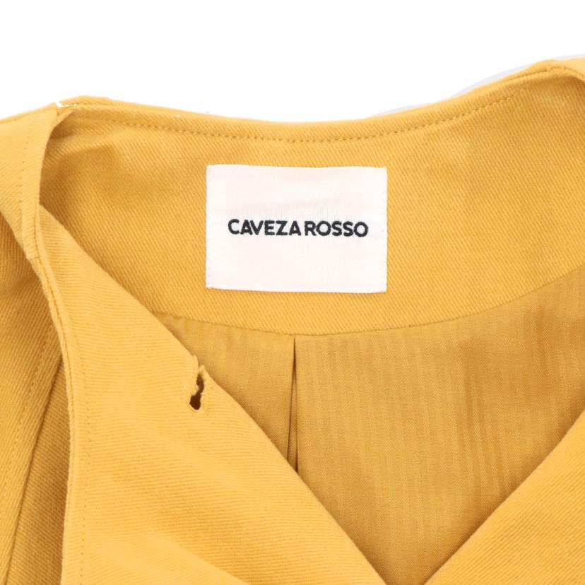 CAVENZA　ROSSO カベンサロッソ/カベンサロッソ／ノーカラーコート／マスタード/CAF4291//ABランク/06