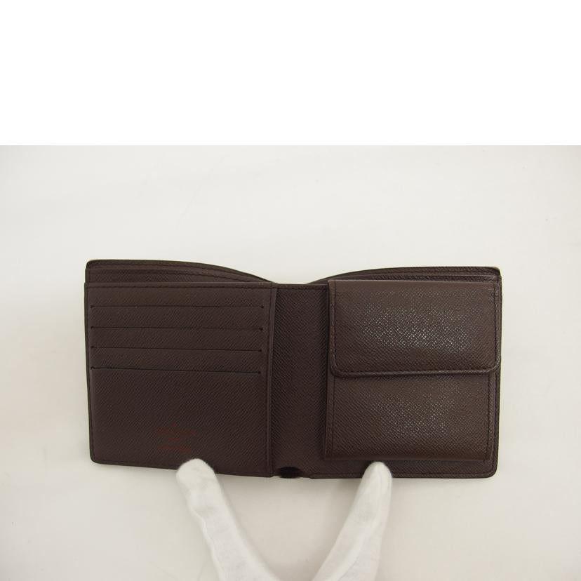 LOUIS　VUITTON ルイヴィトン/ポルトフォイユ・マルコ　エベヌ／ダミエ/N61675//CA0***/Bランク/04