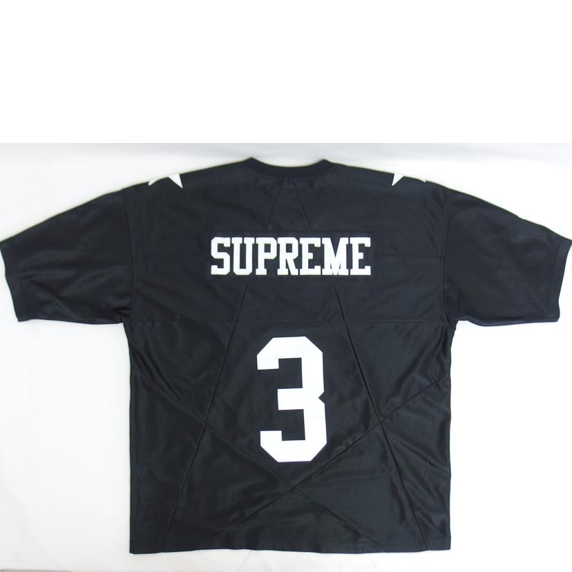 Supreme シュプリーム/スターフットボールジャージ／ブラック3//ABランク/04