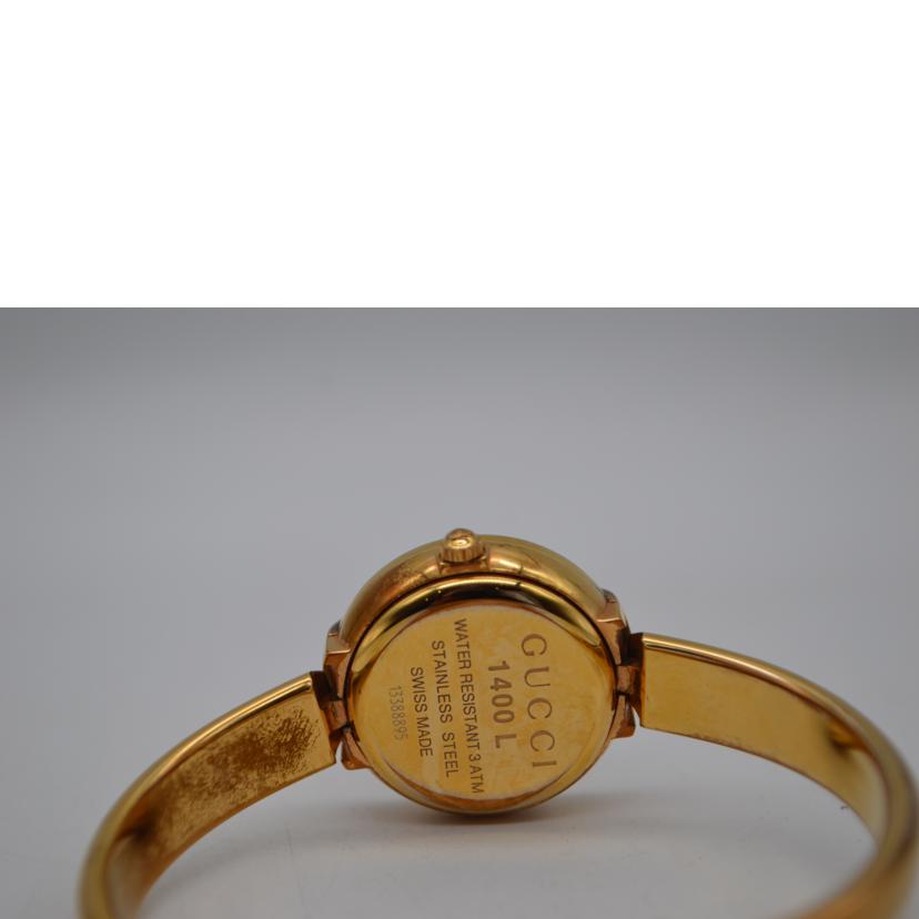 GUCCI グッチ/ラウンドフェイスバングルレディースクォーツGP/1400L//133*****/Bランク/89